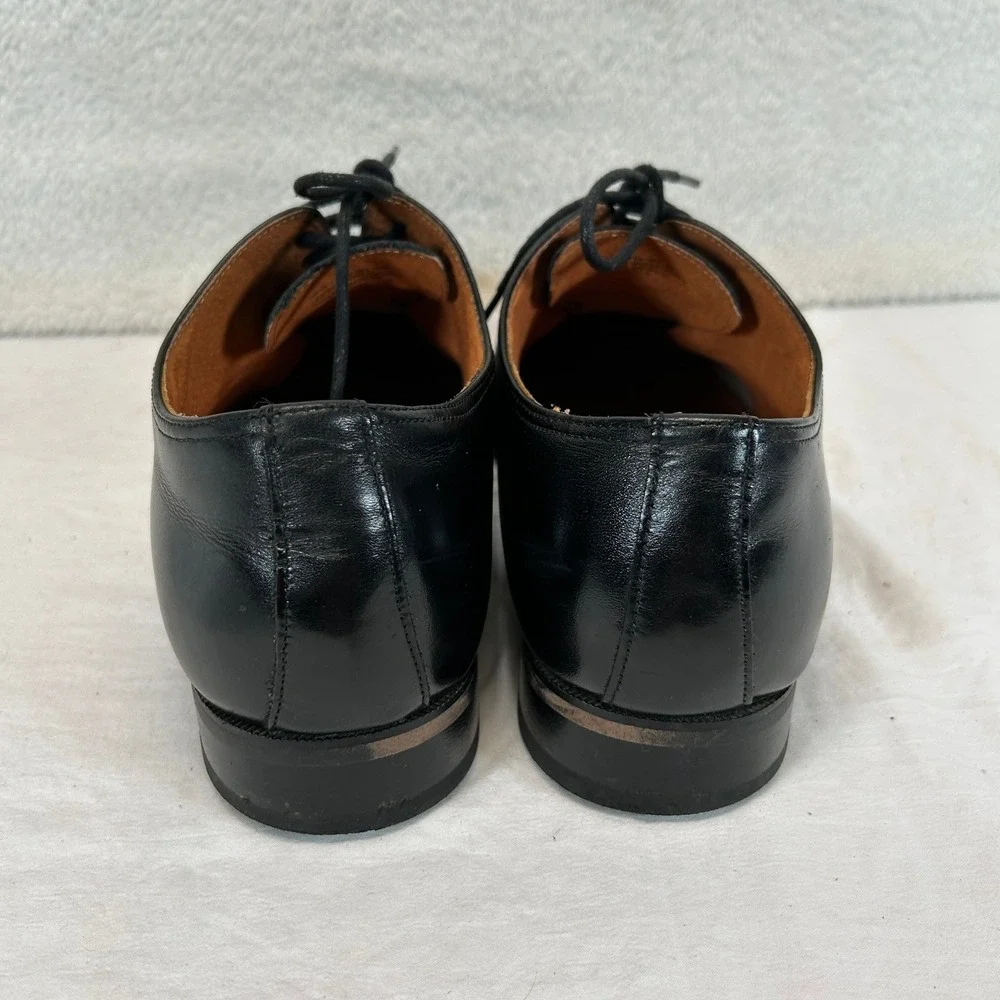 Florsheim Mens Black Leather Cap Toe Oxford Dress Shoes 14180-001 Size 8D